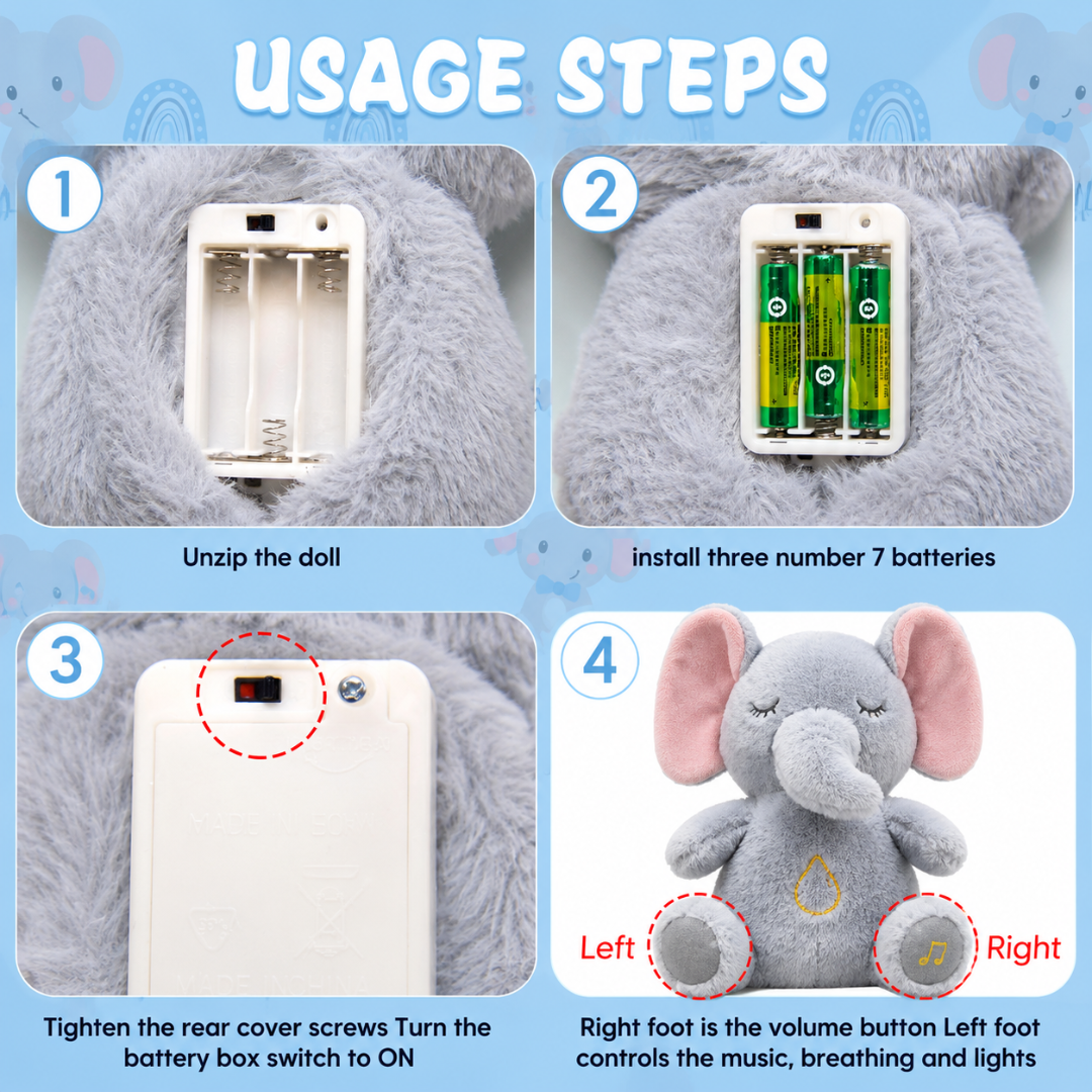 Sleepy Breathing Elephant™